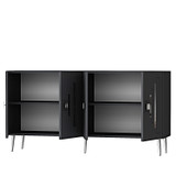 Konzola Seduna - antracit, srebrna