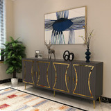 Konzolni Tean - Antracit, Zlatni