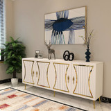 Konzolni Tean - Bijela, Zlatna