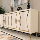 Konzolni Tean - Bijela, Zlatna