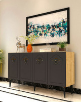 Konzola Violet - Safirni hrast, Antracit