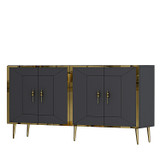 Konzola Arno KB150 - Antracit, Zlatna