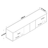 Zidna polica EA114 - 2720