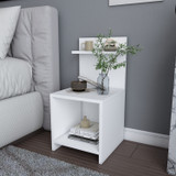 Noćni ormarić Ullman - Bijeli