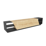 TV komoda Rhodes - antracit, hrast