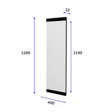 Ogledalo Azus - Crno