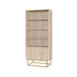 Polica za knjige Laxus Rea - Traverten