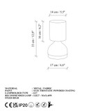 Stolna lampa Yıldo - 8002