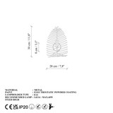 Zidna lampa List - 15322