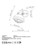 Zidna lampa Spoly - 13803