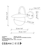Zidna lampa Anemon - 15002
