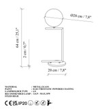 Stolna lampa Luminar - 14175
