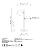 Stolna lampa Benek - 15 - 14563