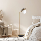Podna lampa Anemon 13806 - Zlatna