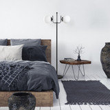 Podna lampa Rogovlje 13765 - Crno