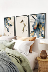 Dekorativna uokvirena MDF slika (3 komada) Huhu471S - 20 x 30