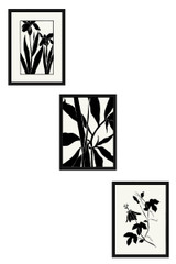 Dekorativna uokvirena MDF slika (3 komada) Huhu482S - 30 x 40