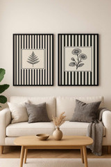 Dekorativna uokvirena MDF slika (2 komada) Czgl2-50 x 35