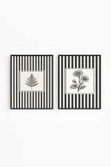 Dekorativna uokvirena MDF slika (2 komada) Czgl2-50 x 35