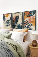 Dekorativna uokvirena MDF slika (3 komada) Huhu468S - 50 x 35