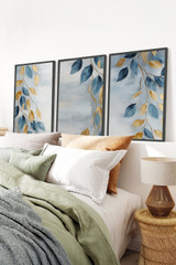 Dekorativna uokvirena MDF slika (3 komada) Huhu476S - 50 x 35