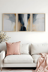 Dekorativna uokvirena MDF slika (3 komada) Huhu484 - 50 x 35