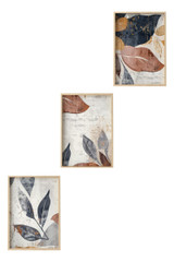 Dekorativna uokvirena MDF slika (3 komada) Huhu467 - 50 x 70