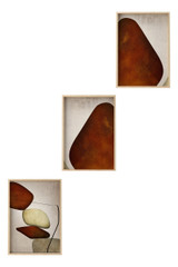 Dekorativna uokvirena MDF slika (3 komada) Huhu469 - 50 x 70