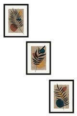 Dekorativna uokvirena MDF slika (3 komada) Huhu483S - 50 x 70