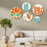 Dekorativna uokvirena MDF slika (5 komada) Yats-01