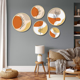 Dekorativna uokvirena MDF slika (5 komada) Yats-03