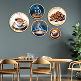 Dekorativna uokvirena MDF slika (5 komada) Yats-11