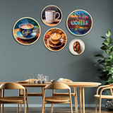 Dekorativna uokvirena MDF slika (5 komada) Yats-16