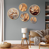 Dekorativna uokvirena MDF slika (5 komada) Yats-19