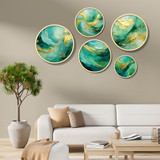 Dekorativna uokvirena MDF slika (5 komada) Yats-50