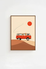 Dekorativna slika u okviru Lmnmdlkahve43