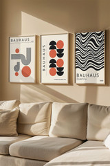 Dekorativna uokvirena slika (3 komada) Artvmodel26-Ahsap