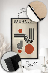 Dekorativna uokvirena slika (3 komada) Artvmodel26-Sıyah