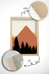 Dekorativna uokvirena slika (3 komada) Artvmodel28-Ahsap