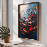 Dekorativna uokvirena MDF slika TUN063-XL