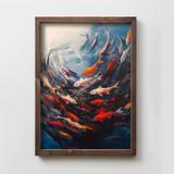 Dekorativna uokvirena MDF slika TUN063-XL