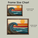 Dekorativna uokvirena MDF slika TUN120-XL