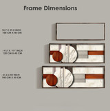 Dekorativna uokvirena MDF slika EMR031