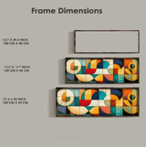 Dekorativna uokvirena MDF slika EMR042