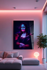 Dekorativno slikanje kaljenog stakla Hhlneon0018 - 30 x 40