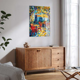 Dekorativno slikanje kaljenog stakla Hhlzvh005 - 40 x 60