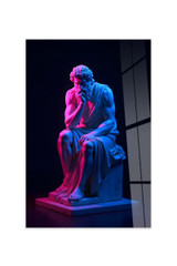 Dekorativno slikanje kaljenog stakla Hhlneon0020 - 50 x 70