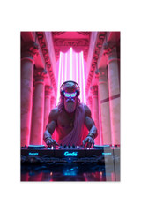 Dekorativno slikanje kaljenog stakla Hhlneon0029 - 70 x 100