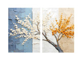 Dekorativna slika na platnu (2 komada) DEV8