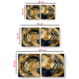 Dekorativna slika na platnu (2 komada) ASR_CNV2-12 30x30